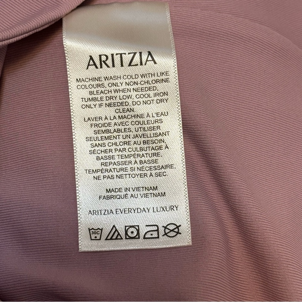 Aritzia Contour Scoopneck Claremont Long Sleeve Top Sz XXS - Picture 6 of 11